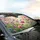 White Butterfly Pink Wildflower Cornflower Meadow Car Interior Upgrade Car Sunshade - 6