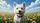 Westie Dog Wildflower Meadow - Car Interior Upgrade for Dog Lover Car Sunshade - 7