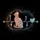 Majestic Cat Silhouette Rose Gold Glitter Heartbeat - Cat Lover Gift Spare Tire Cover - 6
