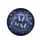 Electric Blue Morpho Butterfly Deep Purple Rose Floral - Nature Lover Home Decor Gift Spare Tire Cover - 4