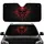 Dark Fantasy Menacing Crimson Skull Industrial Starburst Glowing Circuit - Car Interior Upgrade Car Sunshade - 1