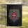 Heraldic Crest Red Shield Silver Cross Gold Crown Acanthus - Home Decor Gift Garden Flag - 5