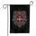 Heraldic Crest Red Shield Silver Cross Gold Crown Acanthus - Home Decor Gift Garden Flag - 3