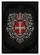 Heraldic Crest Red Shield Silver Cross Gold Crown Acanthus - Home Decor Gift Garden Flag - 6