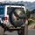 Amber Ochre Griffon Vulture Turbulent Storm Lightning - Wildlife Lover Gift for Bird Watchers Spare Tire Cover - 3