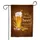 It's Always Beer O'Clock! Golden Beer Glass Wheat - Bar Decor Gift for Dad Garden Flag - 3