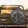 Fierce Gorilla Male Combat Knife Skull Cap - Outdoor Adventure Gift for Him Spare Tire Cover - 2