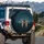 Commercial Passenger Jet Airplane Wet Runway Night - Travel Essentials Gift for Aviation Lover Spare Tire Cover - 3