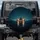 Commercial Passenger Jet Airplane Wet Runway Night - Travel Essentials Gift for Aviation Lover Spare Tire Cover - 1