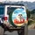 White Fluffy Dog Sunglasses Watermelon Hello Summer Beach - Travel Essentials Dog Lover Gift Spare Tire Cover - 3