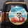 White Fluffy Dog Sunglasses Watermelon Hello Summer Beach - Travel Essentials Dog Lover Gift Spare Tire Cover - 5