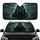 Grim Reaper Skull Ancient Ruins Ethereal Mist Stormy Sky Road Trip Accessory Car Sunshade - 1