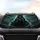 Grim Reaper Skull Ancient Ruins Ethereal Mist Stormy Sky Road Trip Accessory Car Sunshade - 4
