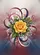 Patriotic Yellow Rose White Floral Abstract - Independence Day Home Decor Gift Garden Flag - 6