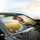 Blonde Girl Schnauzer Dog Butterflies Meadow Car Interior Upgrade Car Sunshade - 6