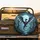 Dark Grey Dragon Mystical Forest Moon - Fantasy Lover Gift Spare Tire Cover - 2