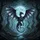 Dark Grey Dragon Mystical Forest Moon - Fantasy Lover Gift Spare Tire Cover - 6