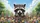 Baby Raccoon Wildflower Fence Sky - Wildlife Lover Travel Commute Car Interior Upgrade Car Sunshade - 7