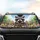 Baby Raccoon Wildflower Fence Sky - Wildlife Lover Travel Commute Car Interior Upgrade Car Sunshade - 4