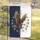 Majestic Golden Eagle Golden Stars Navy White Split - Home Decor Gift Garden Flag - 5