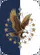 Majestic Golden Eagle Golden Stars Navy White Split - Home Decor Gift Garden Flag - 6