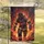 Firefighter in Full Protective Gear Inferno - First Responder Home Decor Gift Garden Flag - 5