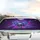 Neon Geometric Psychedelic Mushroom Skull Luminous Foliage - Car Interior Upgrade Car Sunshade - 5