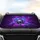 Neon Geometric Psychedelic Mushroom Skull Luminous Foliage - Car Interior Upgrade Car Sunshade - 4
