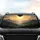 Radiant Sun Mountain Valley Landscape Rugged Peaks - Travel Essentials Gift Car Sunshade - 4