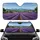 Lavender Field European Farmhouse Mountain Path Road Trip Gift Car Sunshade - 1