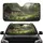 Rustic Wooden Cabin Free-Range Chickens Garden Flowers Forest - Car Interior Upgrade Car Sunshade - 1