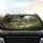 Rustic Wooden Cabin Free-Range Chickens Garden Flowers Forest - Car Interior Upgrade Car Sunshade - 4
