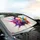Headphones Powder Paint Explosion - Car Interior Upgrade Music Lover Gift Car Sunshade - 6