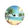 Golden Sand Turquoise Ocean Palm Trees Tropical Islands Beach - Summer Vacation Travel Essentials Spare Tire Cover - 4