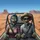 Shocked Zombie Duo Desert Road Trip Scene - Unique Car Decor Gift Spare Tire Cover - 6