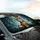 Expressive Blue-Eyed Baby Tiger Cub Magical Jungle Twilight - Road Trip Gift Car Sunshade - 6