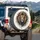Majestic Lion Head Golden Eyes Flowing Gold Mane Filigree - Wildlife Lover Gift Spare Tire Cover - 3