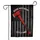 Distressed Firefighter Axe Thin Grey Line American Flag - Firefighter Home Decor Gift Garden Flag - 3
