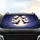 Luminous Full Moon Bats Twinkling Stars Spooky Gnarled Trees - Car Interior Upgrade Car Sunshade - 4