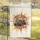 Vintage Hot Rod Car Racing Flag Sunburst Garage Emblem - Automotive Lover Gift for Him Garden Flag - 5