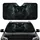 Black Panther Luminous Eyes Jungle Night - Car Interior Upgrade Wildlife Lover Gift Car Sunshade - 1