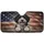 Fluffy Havanese Dog American Flag - Road Trip Gift for Dog Lovers Car Sunshade - 3