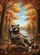 Raccoon Sunglasses Lakeside Autumn Forest - Home Decor Gift for Wildlife Lover Garden Flag - 6