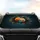 Golden Orange Cream Roses Autumn Berry Leaves Golden Sprigs - Car Interior Upgrade Car Sunshade - 4