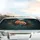 Golden Orange Cream Roses Autumn Berry Leaves Golden Sprigs - Car Interior Upgrade Car Sunshade - 5