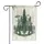 Flying Saucer Forest Camp - Wilderness Adventure Home Decor Gift for Camping Lover Garden Flag - 3