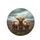 Shaggy Highland Cows Moorland Landscape - Farmhouse Decor Gift for Cow Lover Spare Tire Cover - 4