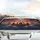 Ship Wheel Binnacle Lanterns Tall Ships Ocean Sunset - Road Trip Travel Essential Car Sunshade - 5