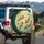 Graceful Koi Fish Shimmering Pond Lily Pads Aquatic Garden - Pond Life Enthusiast Gift Spare Tire Cover - 3