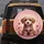 Fluffy Light Brown Puppy Dark Eyes Rose Pink Field Dog Lover Home Decor Gift Spare Tire Cover - 5